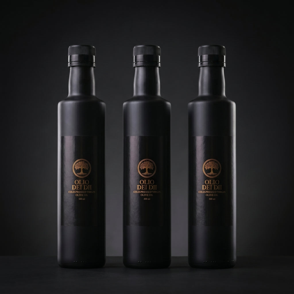 3x500ml Premium Olivenölflaschen aus Kalabrien