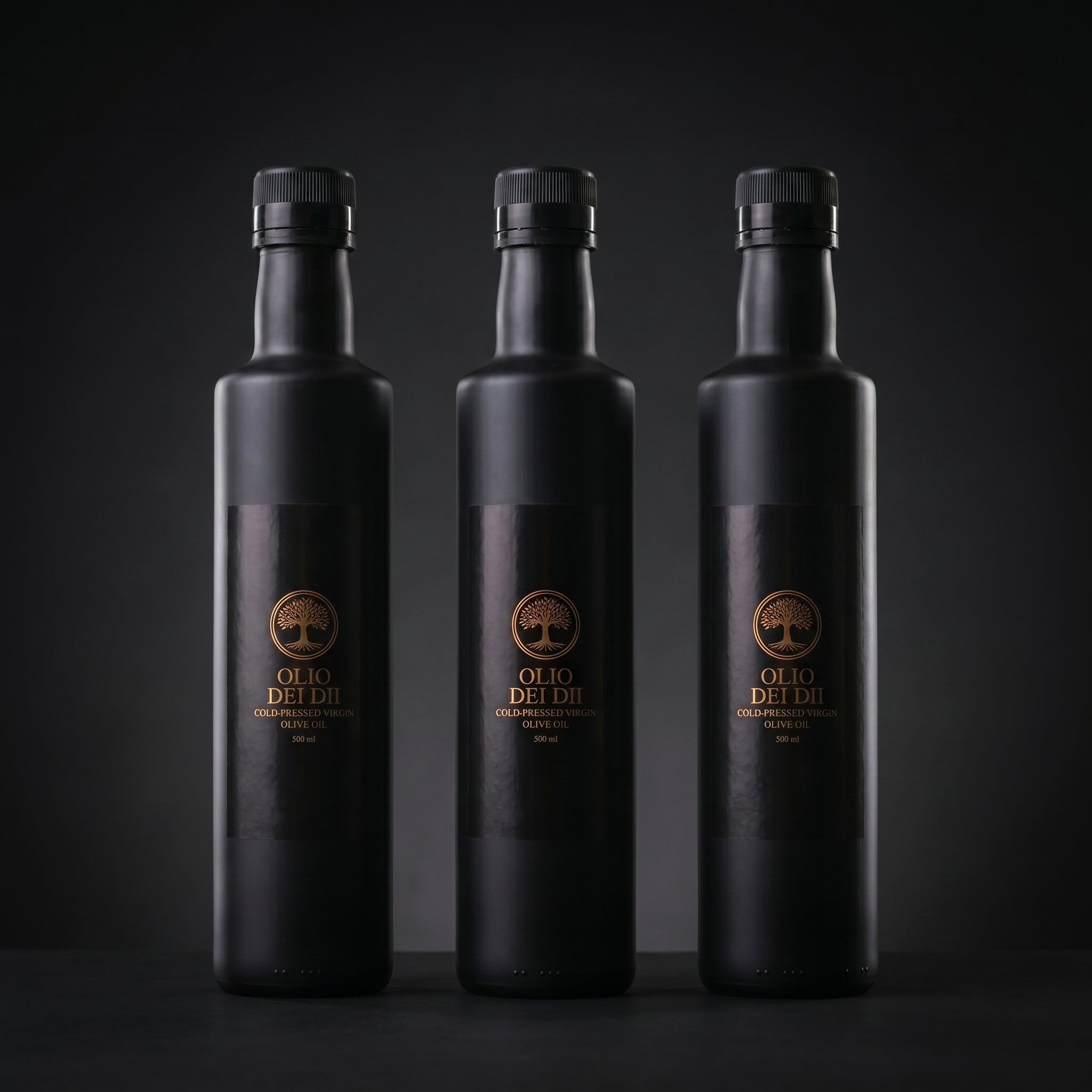 3x500ml Premium Olivenölflaschen aus Kalabrien