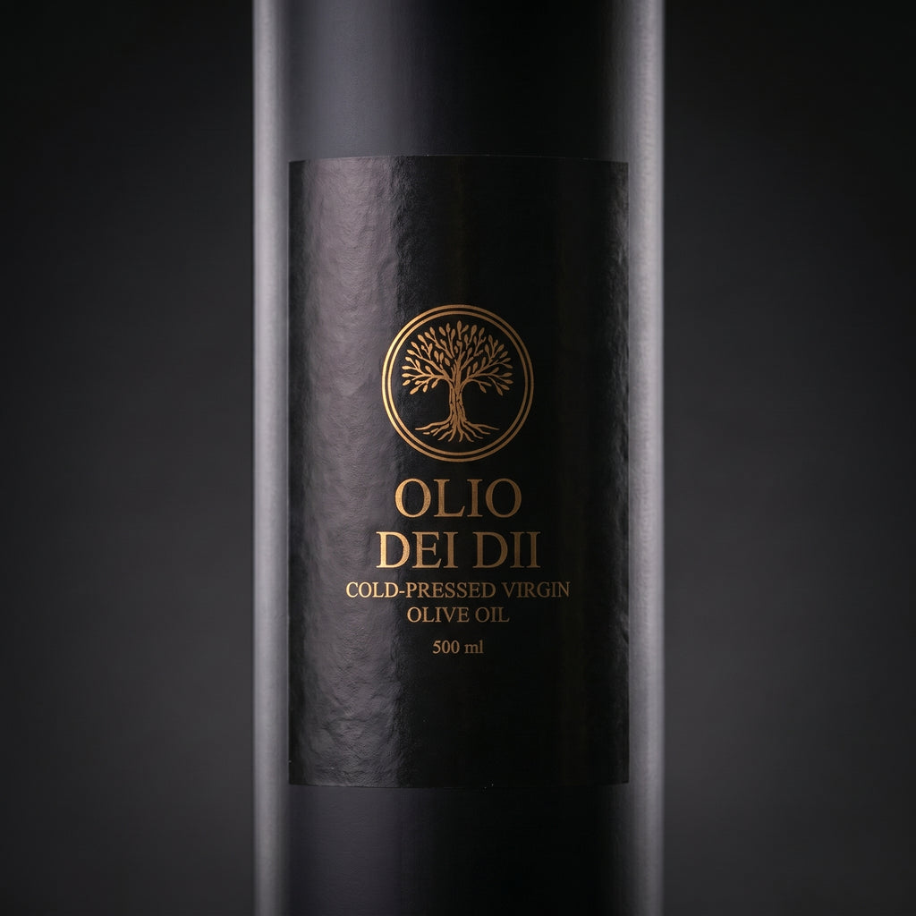 500ml Premium Olivenölflasche aus Kalabrien